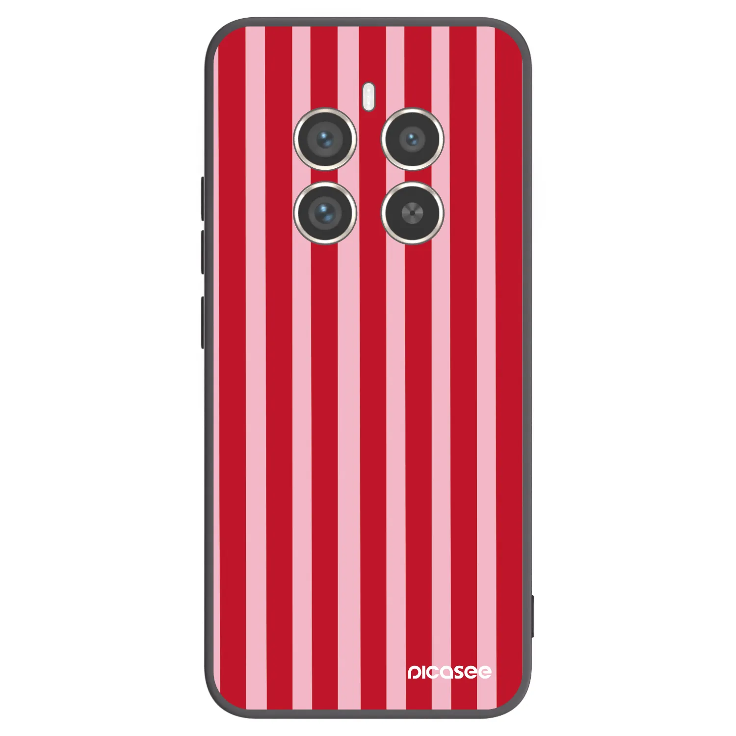 Picasee husă neagră din silicon pentru Realme 12 Pro 5G - Lines red