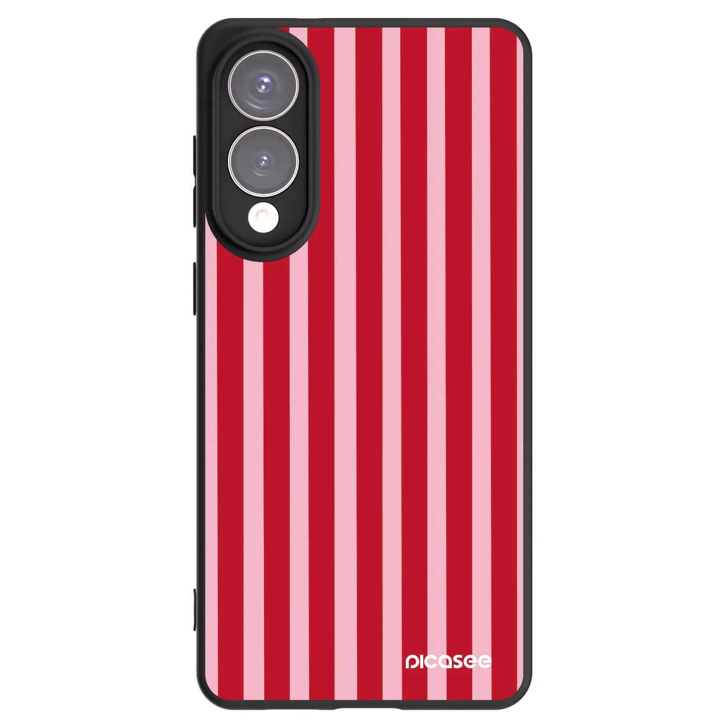 Picasee husă neagră din silicon pentru Samsung Galaxy S25 Edge 5G - Lines red