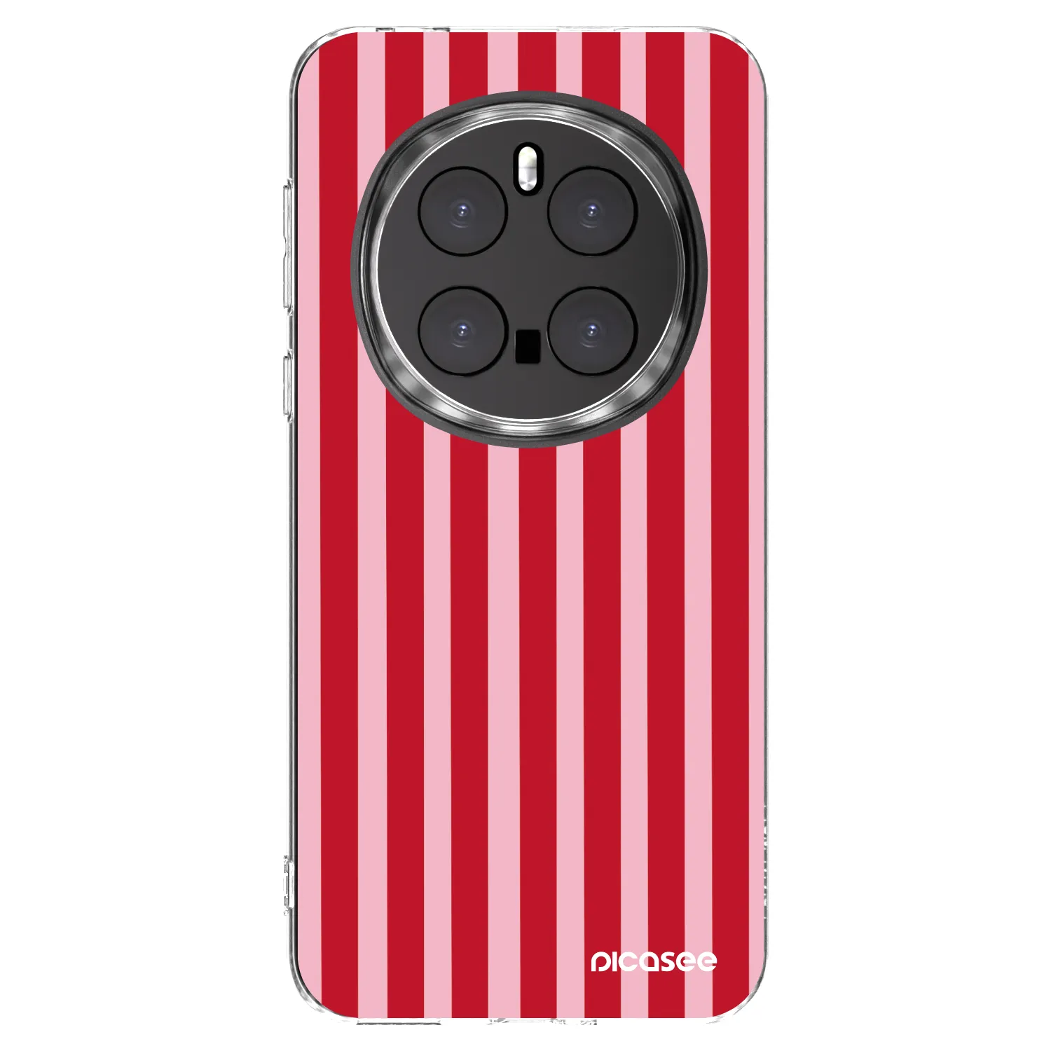 Picasee husă transparentă din silicon pentru Honor Magic7 Pro 5G - Lines red