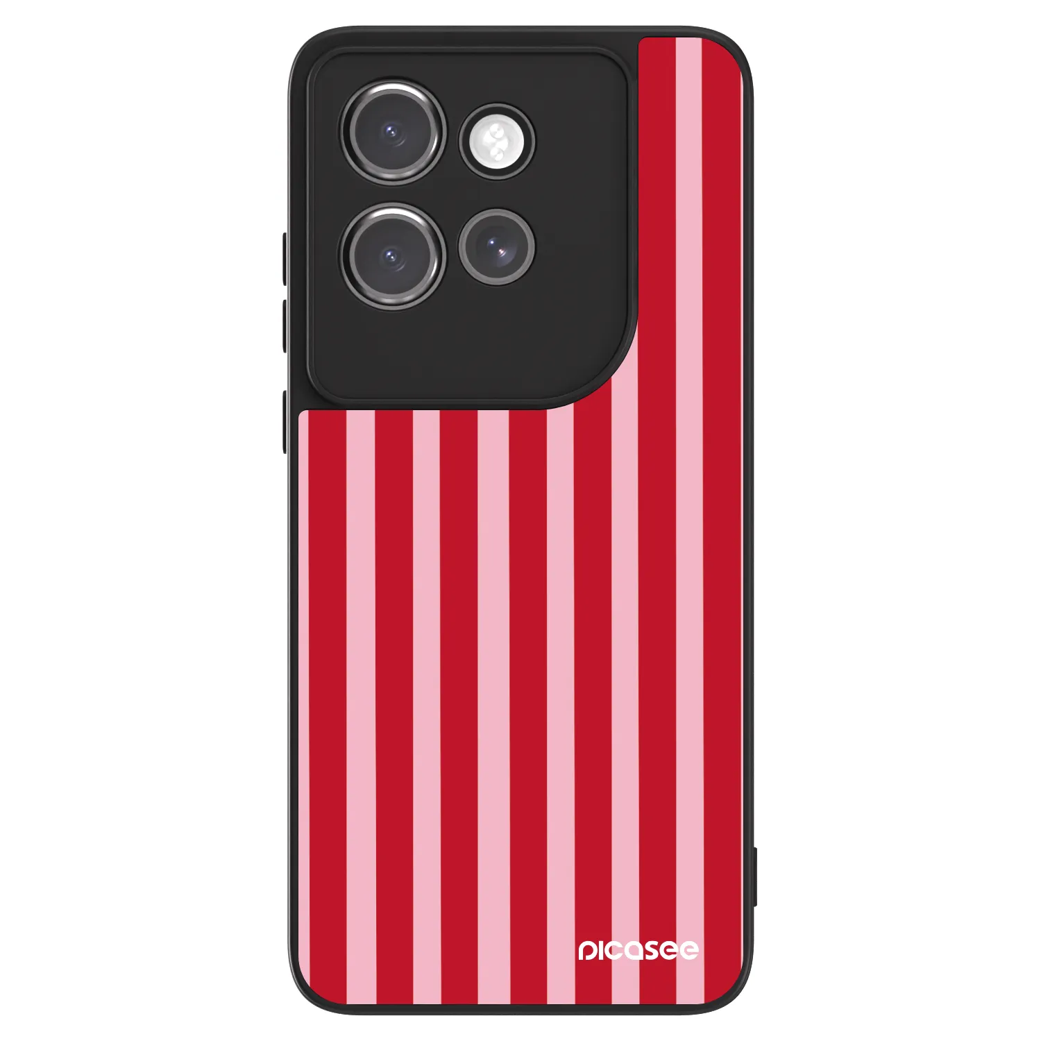 Picasee ULTIMATE CASE pentru Motorola Edge 50 Neo - Lines red