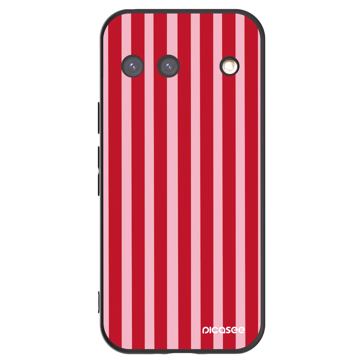 Picasee husă neagră din silicon pentru Google Pixel 9 - Lines red