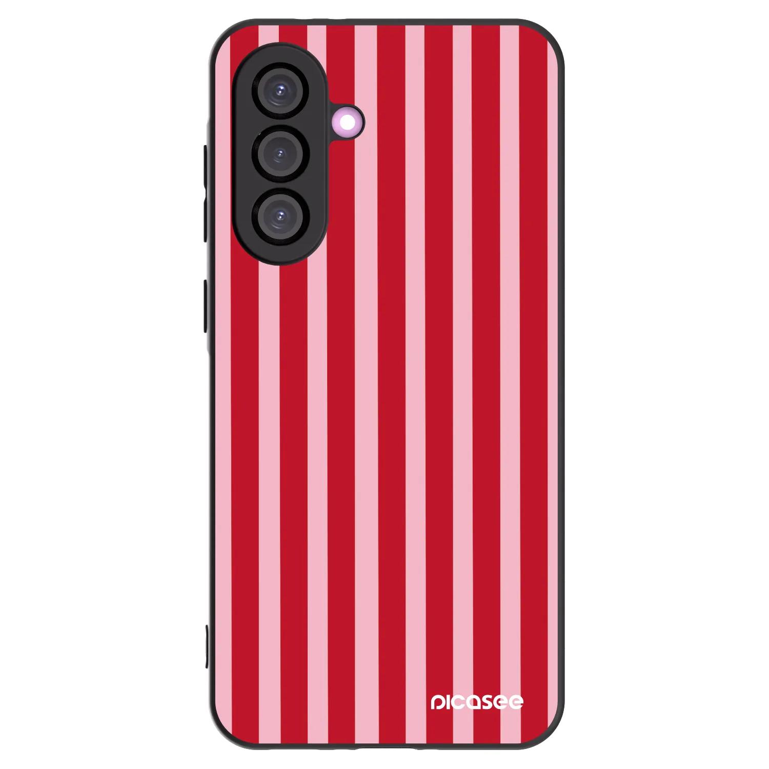 Picasee husă neagră din silicon pentru Samsung Galaxy A36 5G - Lines red