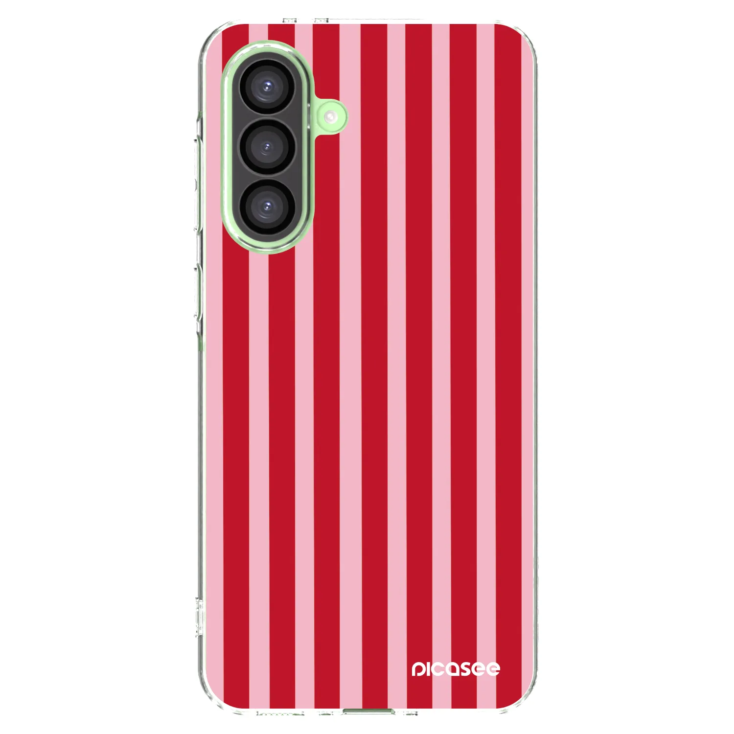 Picasee husă transparentă din silicon pentru Samsung Galaxy A26 5G A266B - Lines red