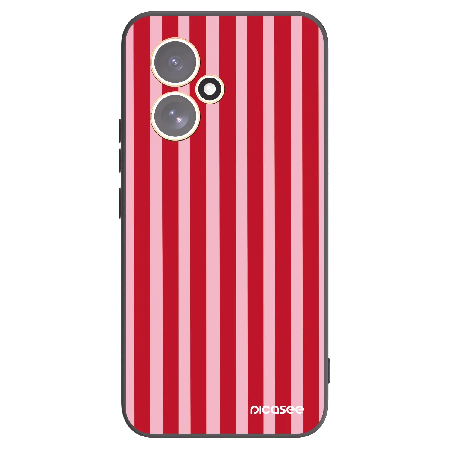 Picasee husă neagră din silicon pentru Honor 400 5G - Lines red