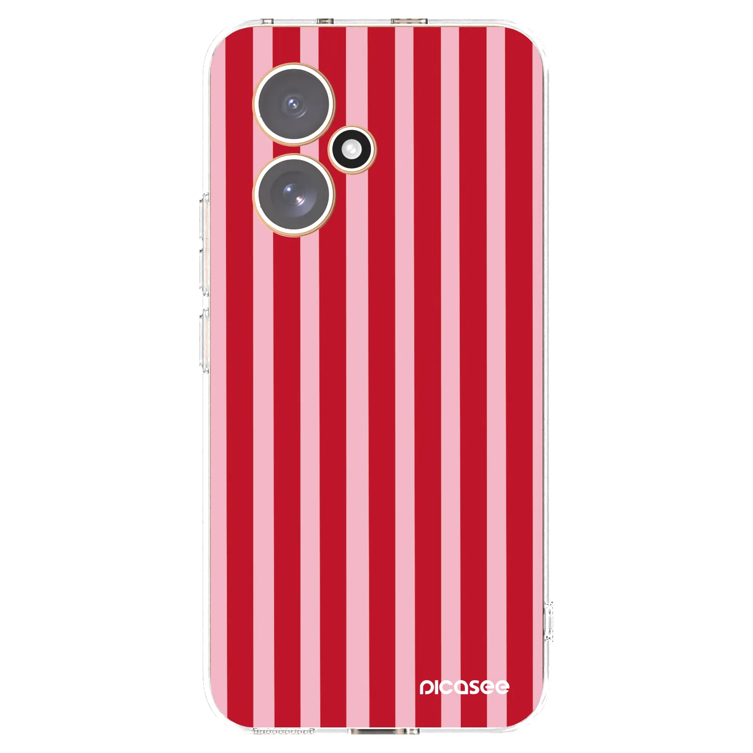 Picasee husă transparentă din silicon pentru Honor 400 5G - Lines red