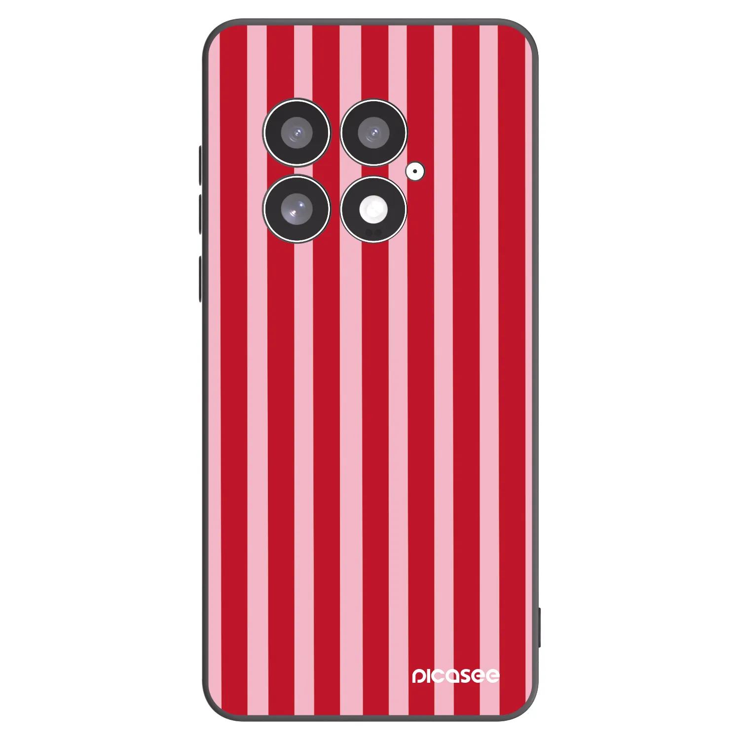 Picasee husă neagră din silicon pentru OnePlus 13 5G - Lines red