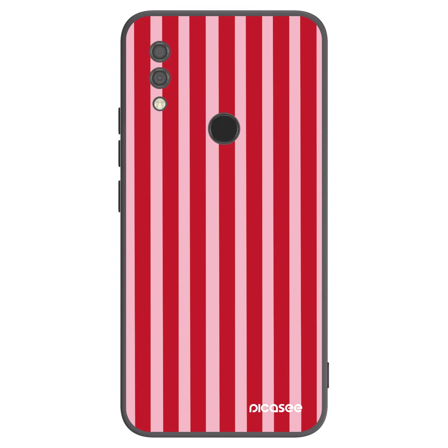 Picasee husă neagră din silicon pentru Xiaomi Redmi 7 - Lines red