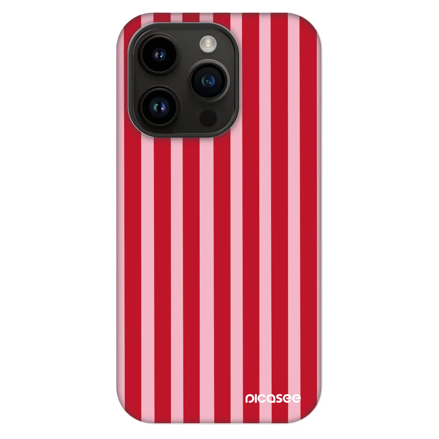 Picasee Fashion Case MagSafe pentru Apple iPhone 14 Pro - Lines red