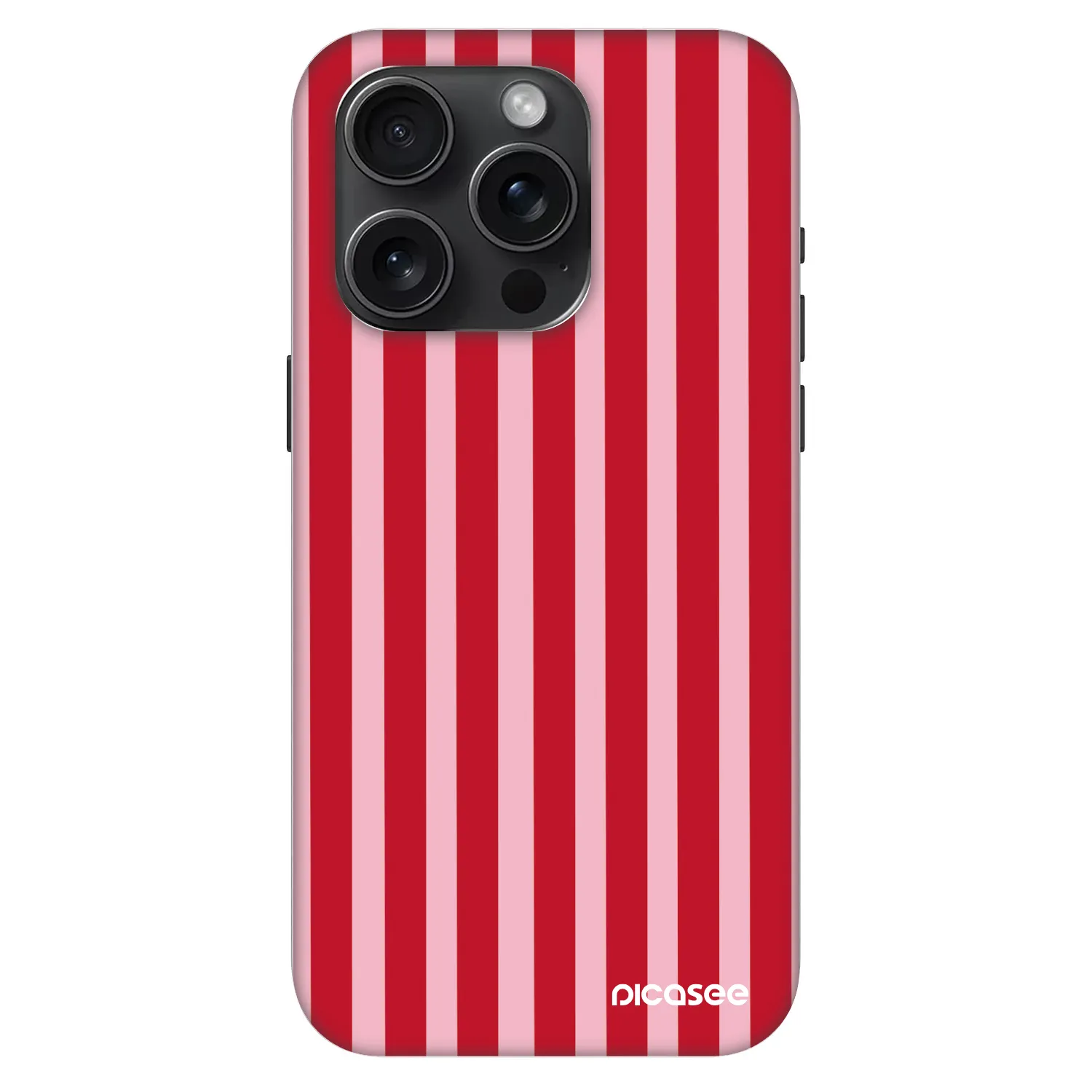 Picasee Fashion Case MagSafe pentru Apple iPhone 15 Pro - Lines red