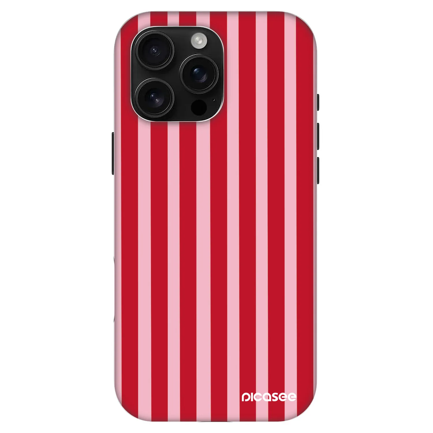 Picasee Fashion Case MagSafe pentru Apple iPhone 16 Pro Max - Lines red
