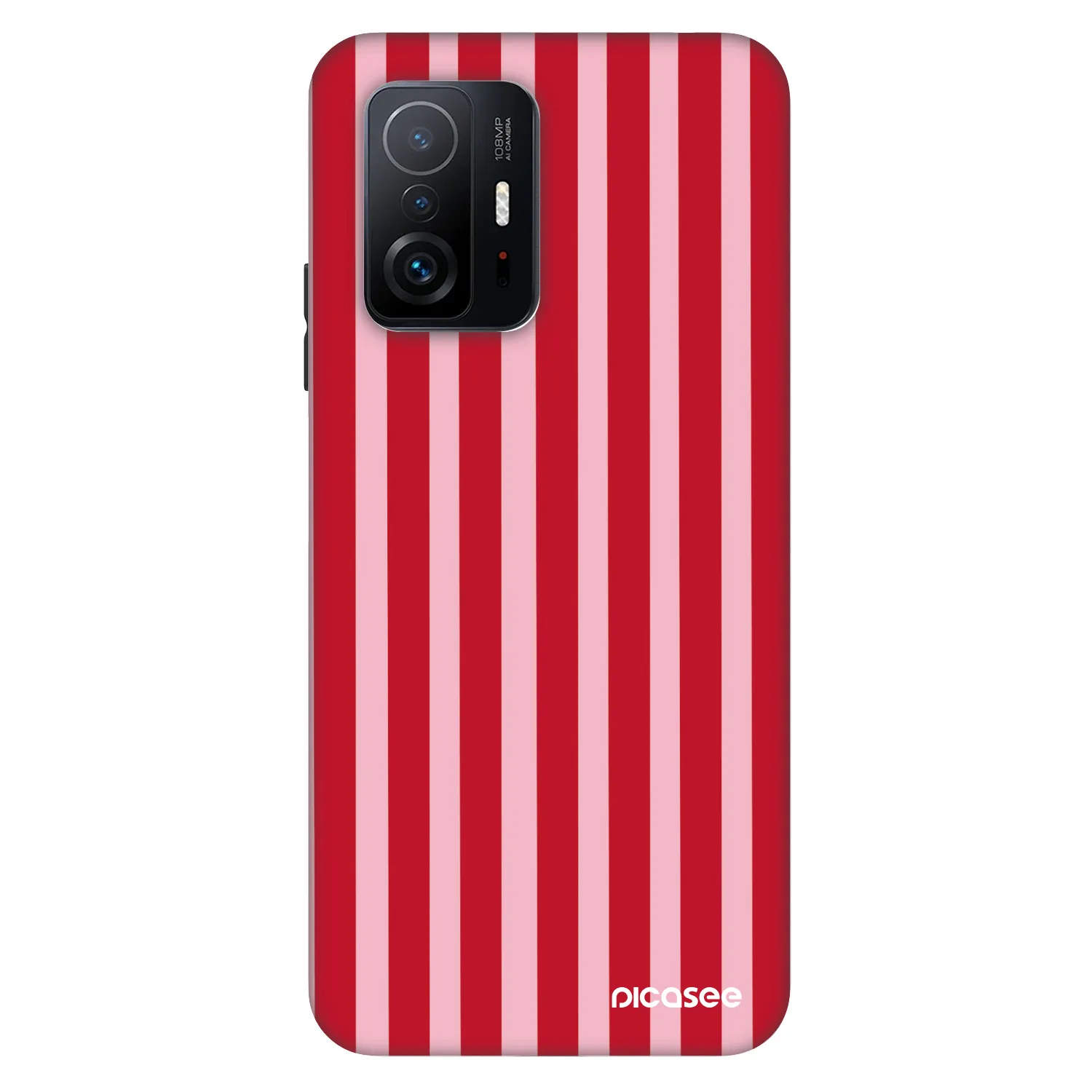 Picasee Fashion Case pentru Xiaomi 11T - Lines red