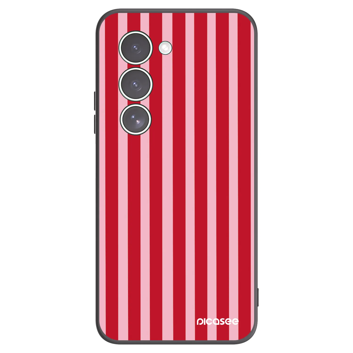 Picasee husă neagră din silicon pentru Xiaomi Redmi 15 5G - Lines red
