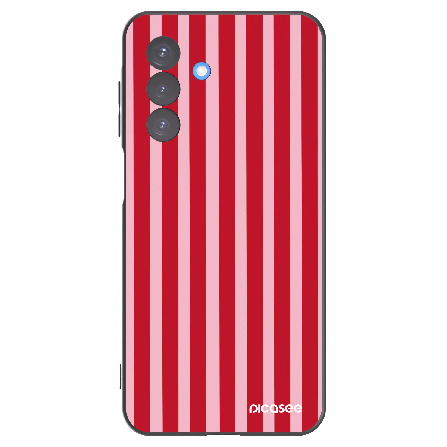 Picasee husă neagră din silicon pentru Samsung Galaxy A17 5G - Lines red