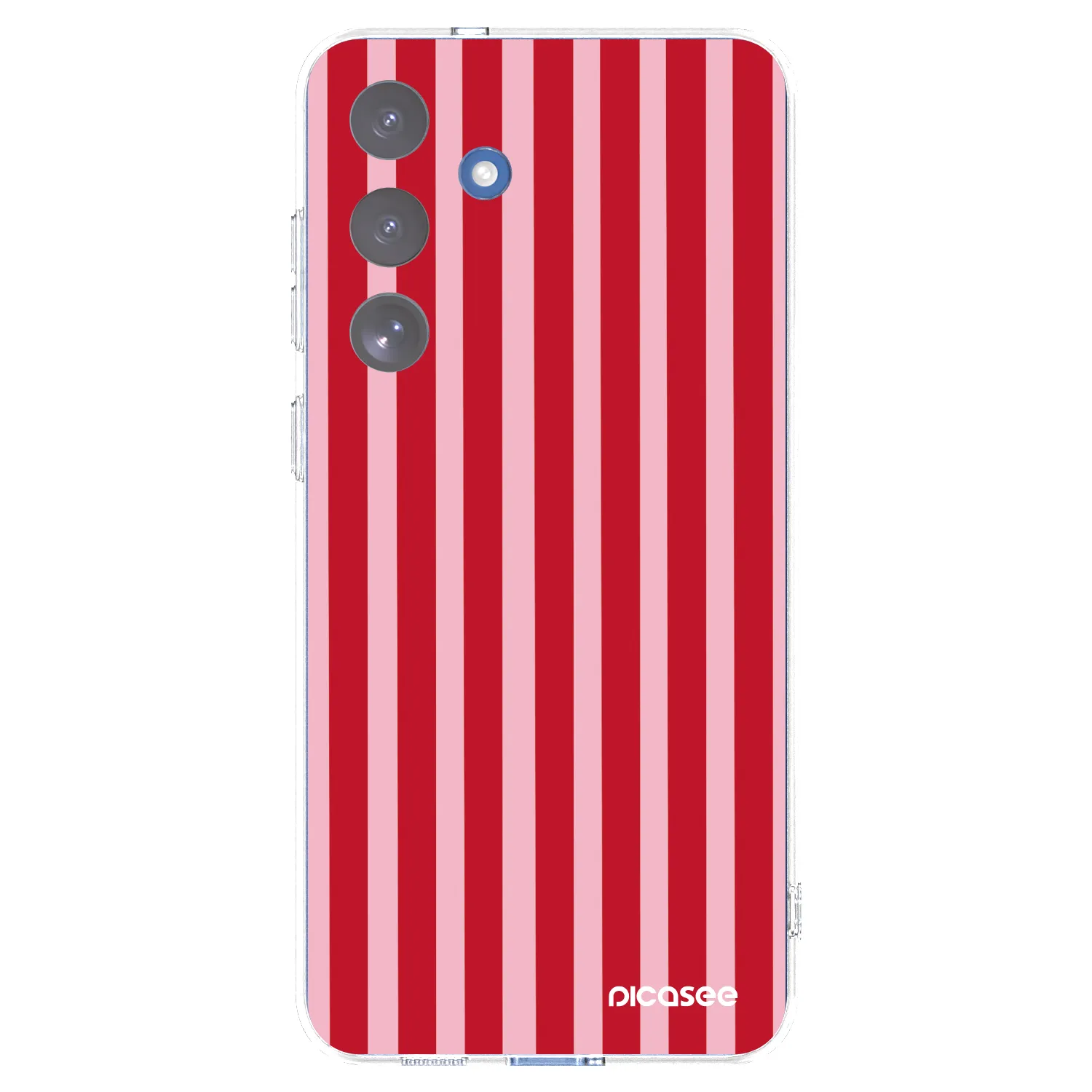 Picasee husă transparentă din silicon pentru Samsung Galaxy S25 FE 5G - Lines red