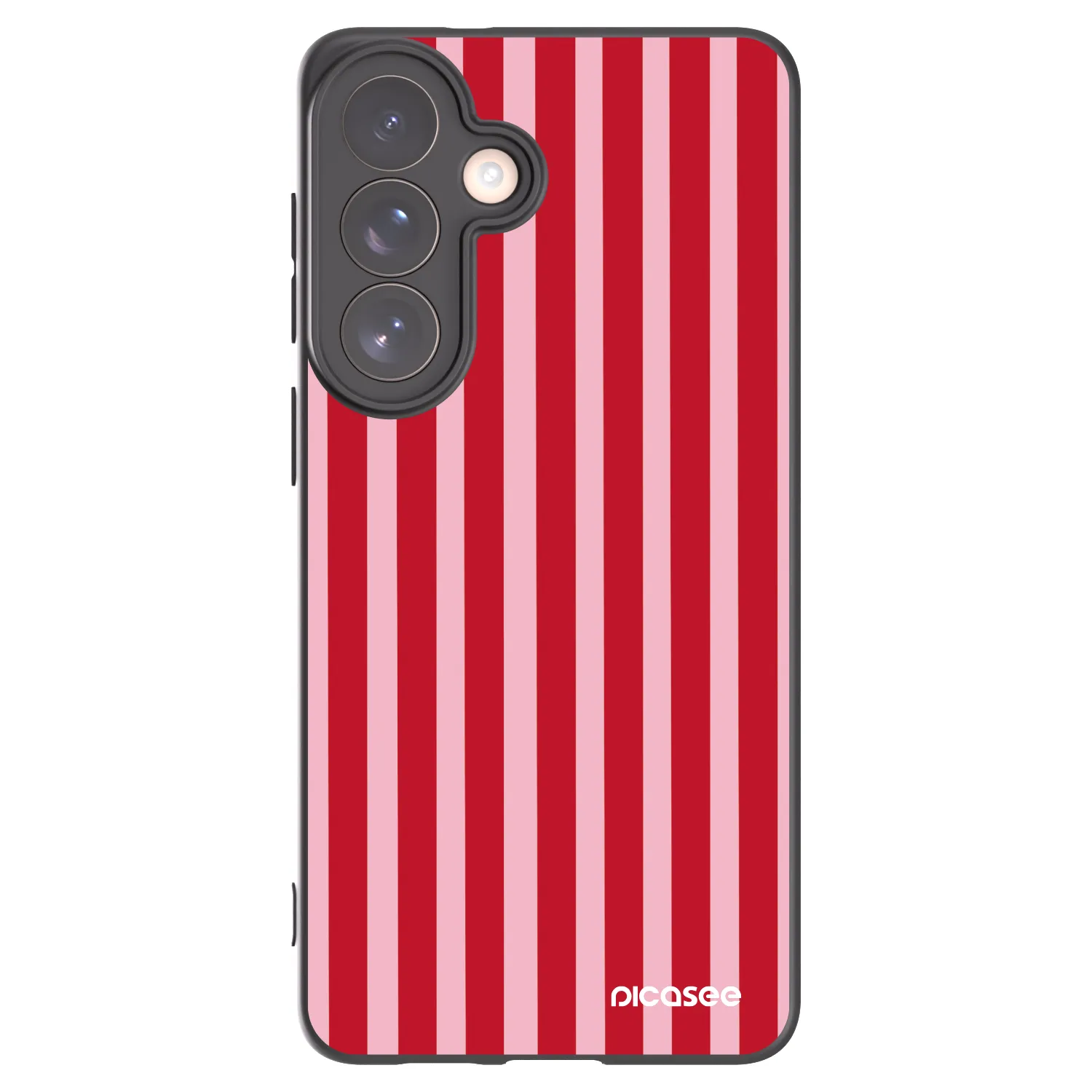 Picasee husă neagră din silicon pentru Samsung Galaxy S26+ - Lines red