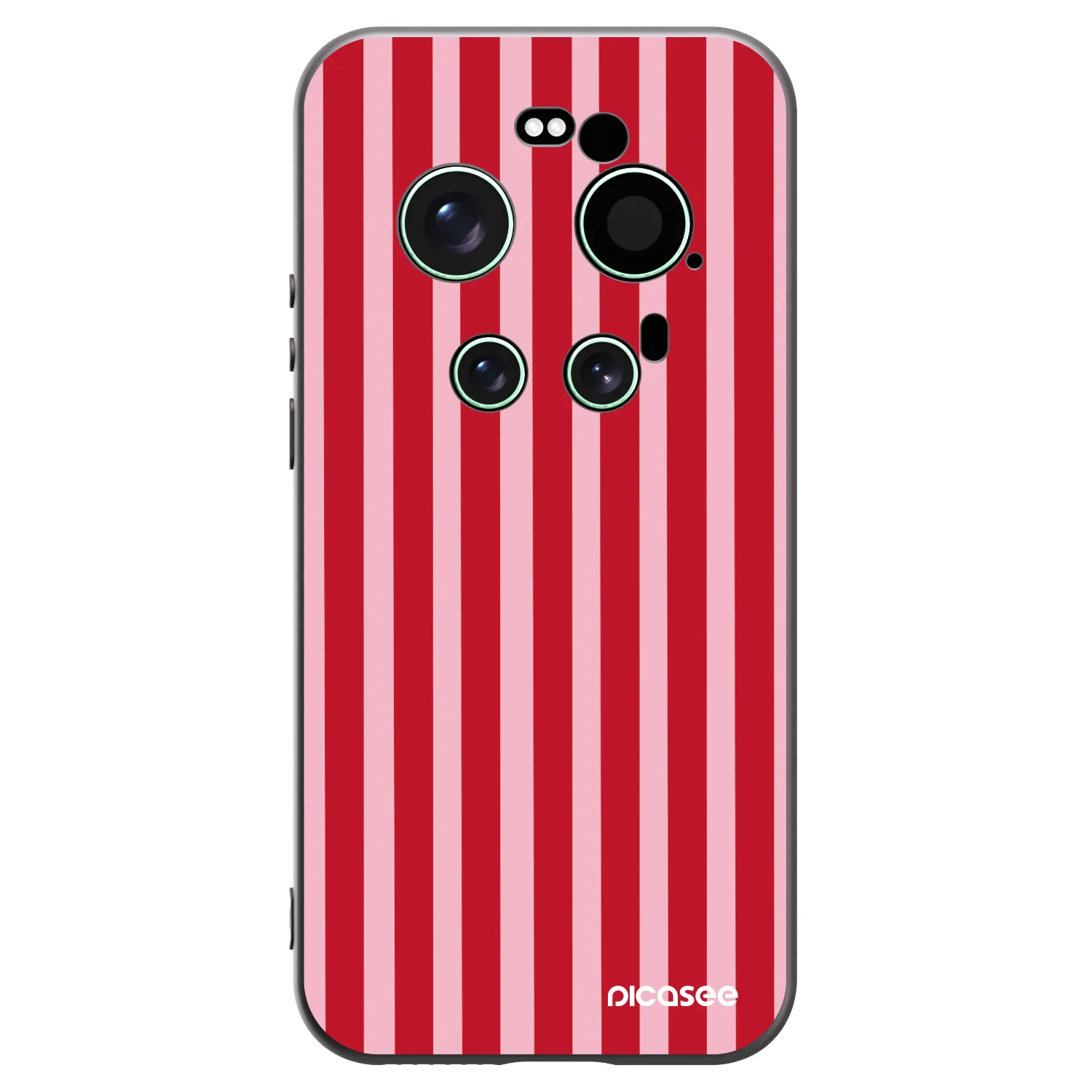 Picasee husă neagră din silicon pentru Xiaomi 17 Ultra - Lines red