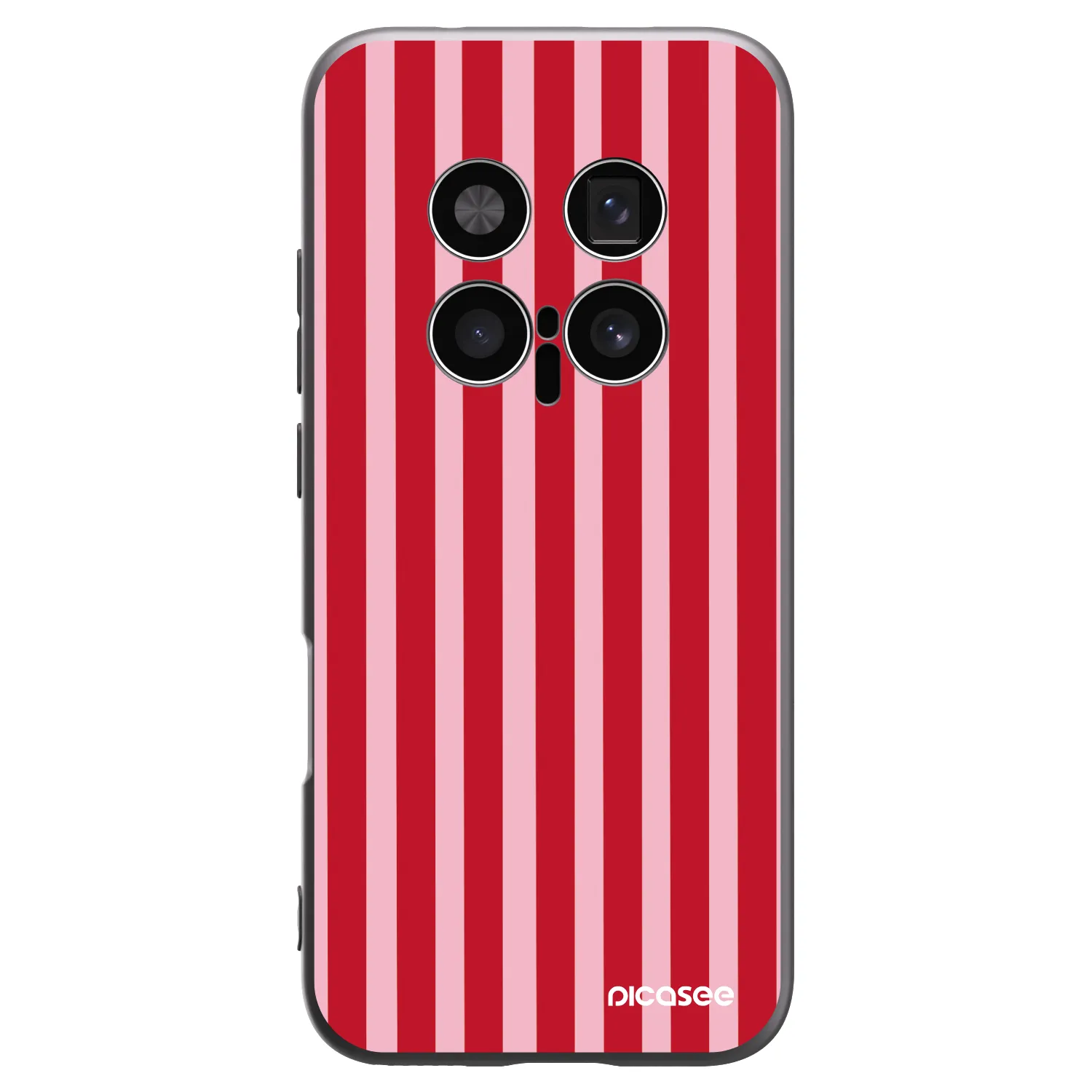 Picasee husă neagră din silicon pentru Honor Magic8 Pro 5G - Lines red