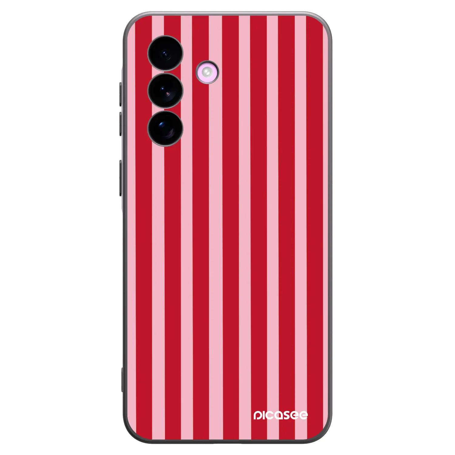 Picasee husă neagră din silicon pentru Samsung Galaxy A57 5G - Lines red