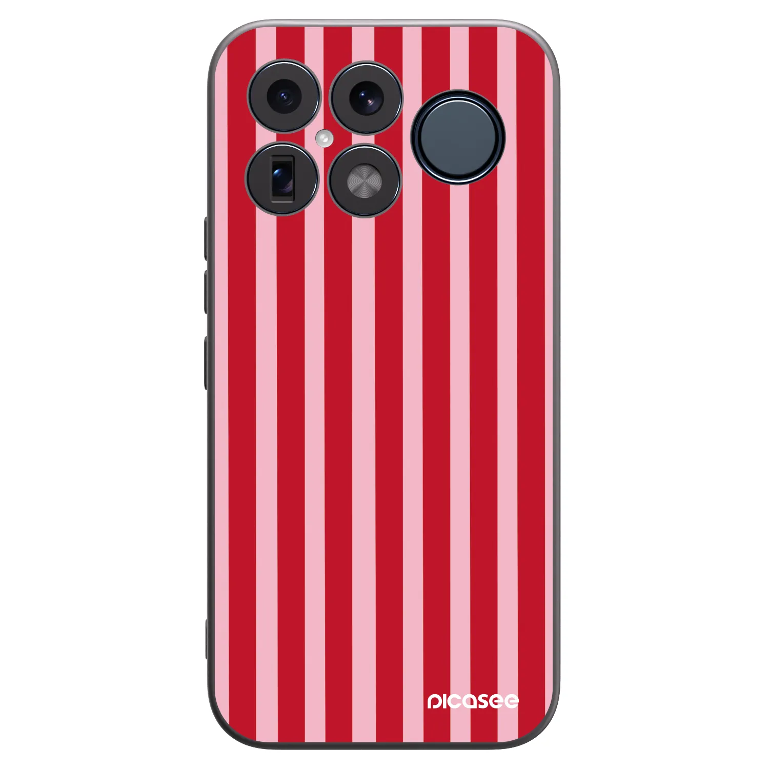 Picasee husă neagră din silicon pentru Xiaomi Poco F8 Ultra - Lines red