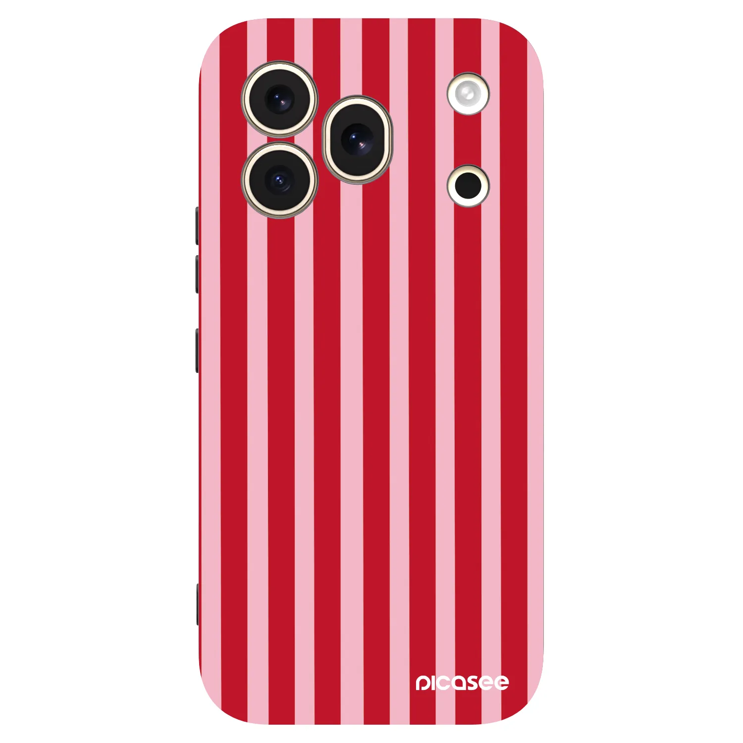 Picasee husă neagră din silicon pentru Honor 600 Pro - Lines red