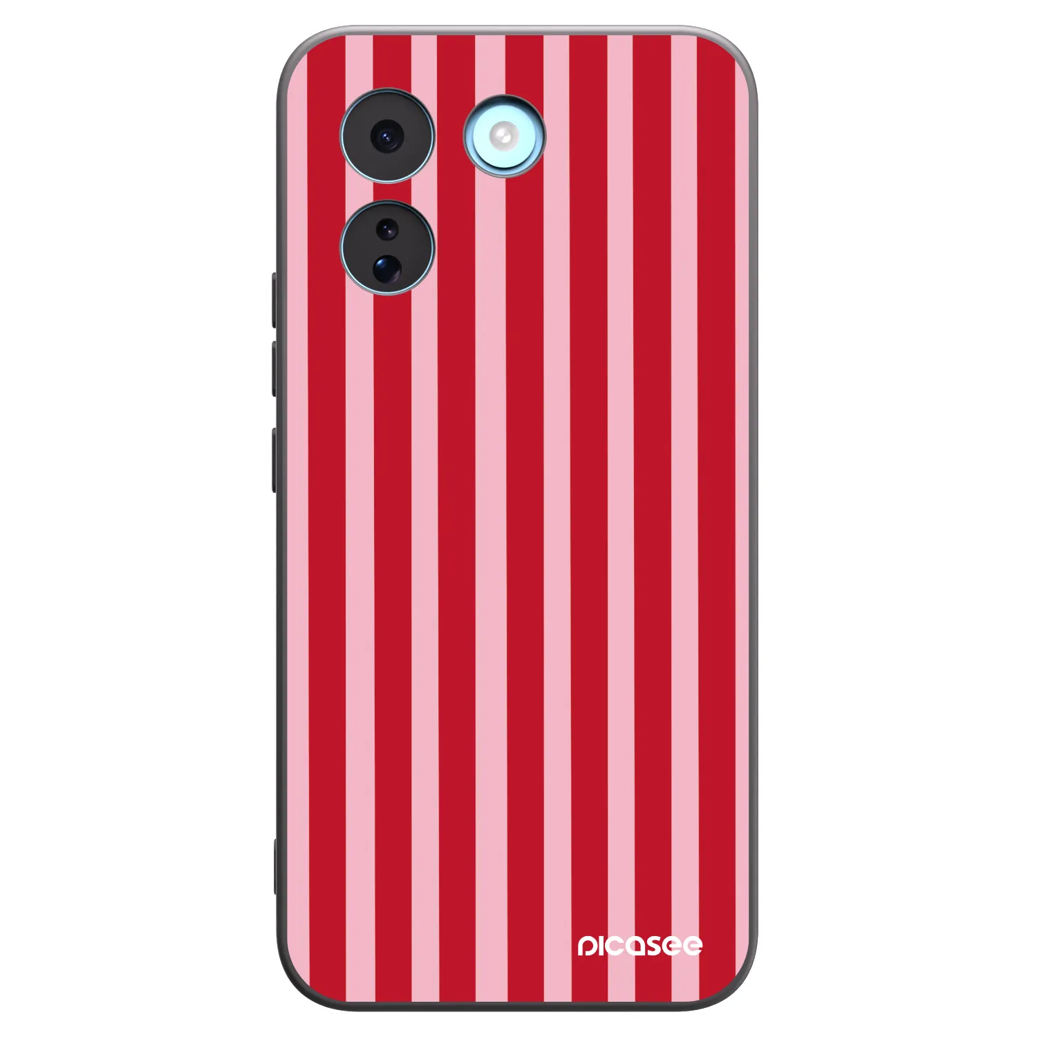 Picasee husă neagră din silicon pentru Xiaomi Redmi Note 17 Pro MAX 5G - Lines red