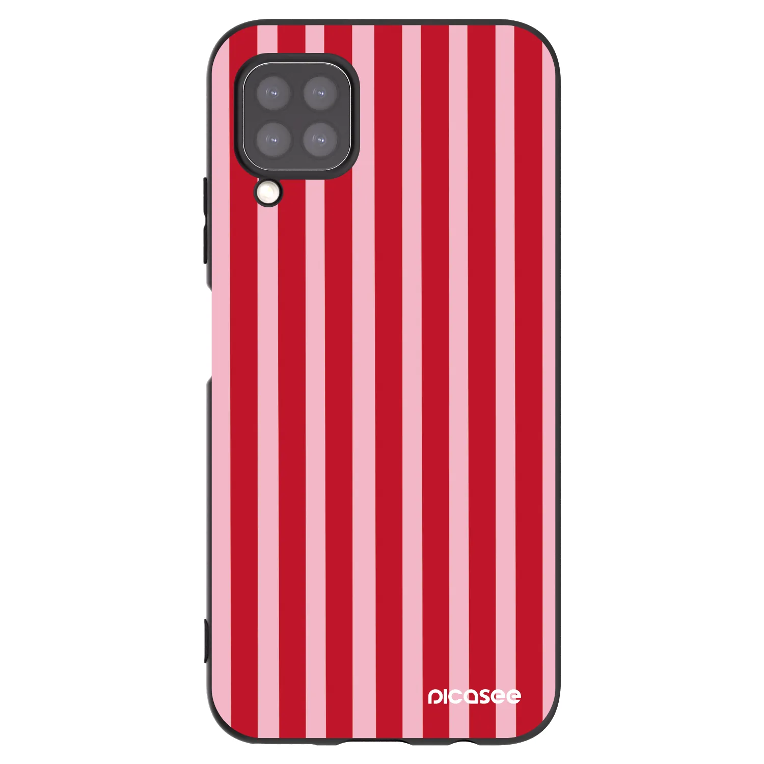 Picasee husă neagră din silicon pentru Huawei P40 Lite - Lines red