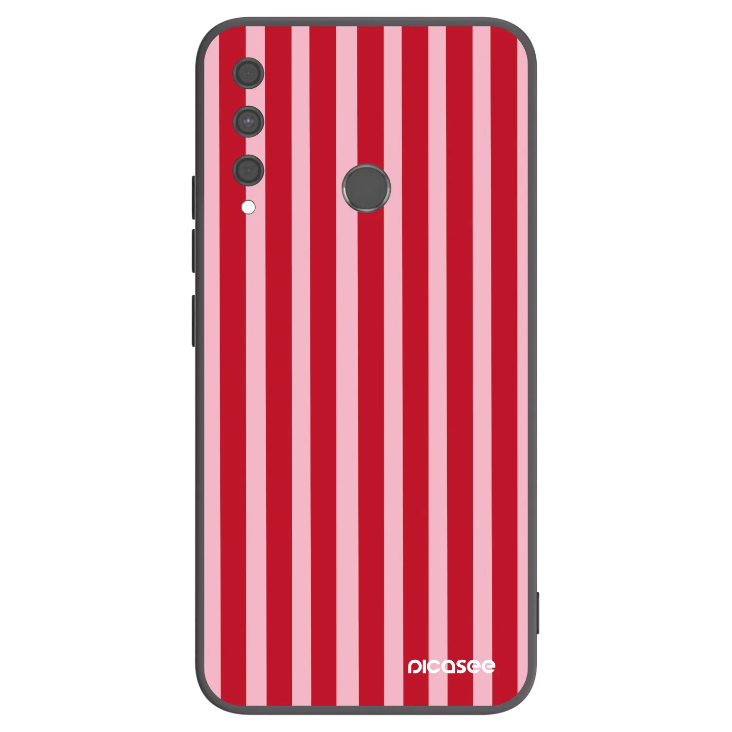 Picasee husă neagră din silicon pentru Huawei P40 Lite E - Lines red
