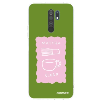 Picasee husă transparentă din silicon pentru Xiaomi Redmi 9 - Matcha club