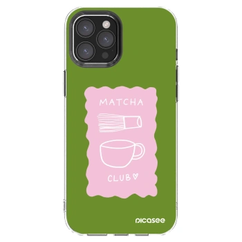 Picasee husă transparentă din silicon pentru Apple iPhone 12 Pro Max - Matcha club