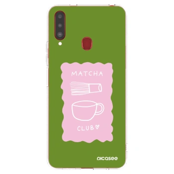 Picasee husă transparentă din silicon pentru Samsung Galaxy A20s - Matcha club