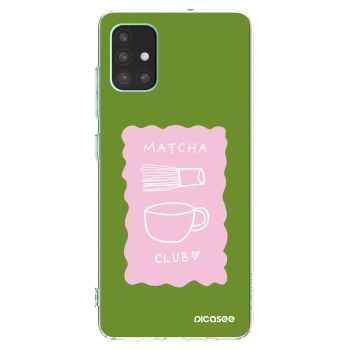 Picasee husă transparentă din silicon pentru Samsung Galaxy M51 M515F - Matcha club