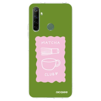 Picasee husă transparentă din silicon pentru Realme 6i - Matcha club