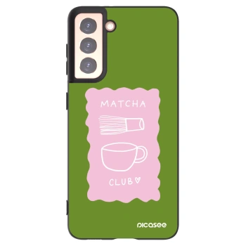 Picasee husă neagră din silicon pentru Samsung Galaxy S21 5G G991B - Matcha club