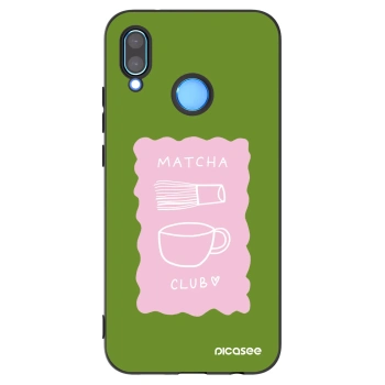 Picasee husă neagră din silicon pentru Huawei P20 Lite - Matcha club