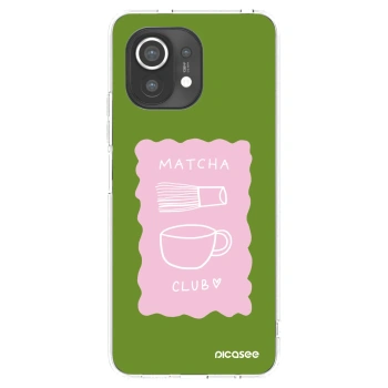 Picasee husă transparentă din silicon pentru Xiaomi Mi 11 - Matcha club