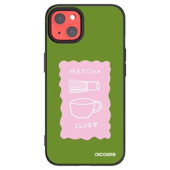 Picasee husă neagră din silicon pentru Apple iPhone 13 - Matcha club