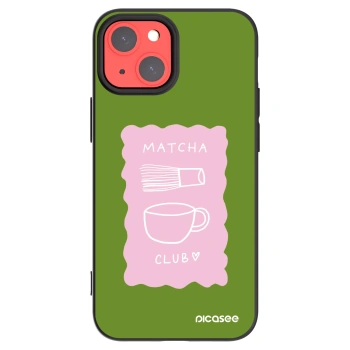 Picasee husă neagră din silicon pentru Apple iPhone 13 mini - Matcha club