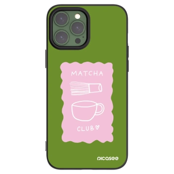 Picasee husă neagră din silicon pentru Apple iPhone 13 Pro Max - Matcha club