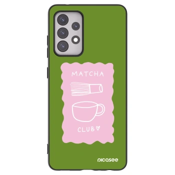 Picasee husă neagră din silicon pentru Samsung Galaxy A52s 5G A528B - Matcha club
