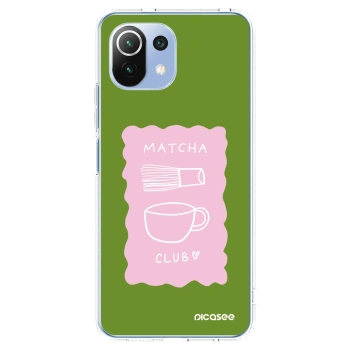 Picasee husă transparentă din silicon pentru Xiaomi 11 Lite 5G NE - Matcha club