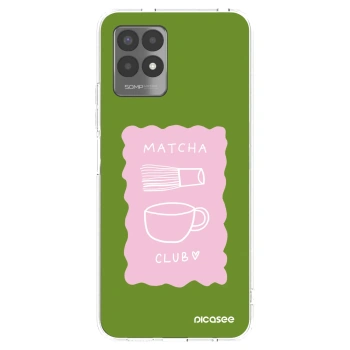 Picasee husă transparentă din silicon pentru Realme 8i - Matcha club