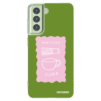 Picasee husă transparentă din silicon pentru Samsung Galaxy S21 FE 5G - Matcha club