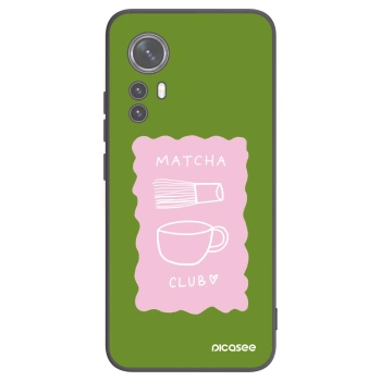 Picasee husă neagră din silicon pentru Xiaomi 12X - Matcha club
