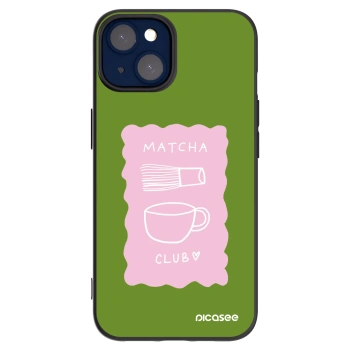 Picasee husă neagră din silicon pentru Apple iPhone 14 - Matcha club