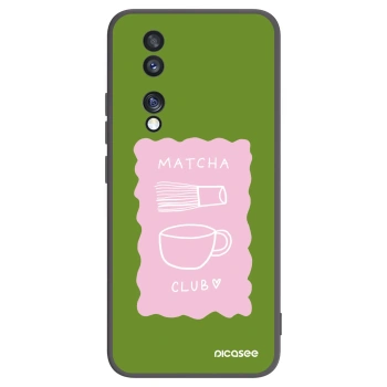 Picasee husă neagră din silicon pentru Honor 70 - Matcha club