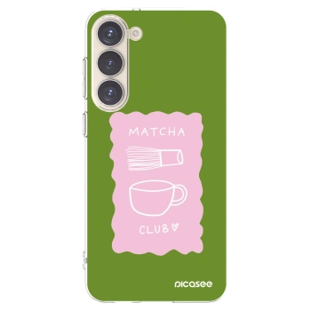 Picasee husă transparentă din silicon pentru Samsung Galaxy S23+ 5G - Matcha club
