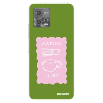 Picasee husă transparentă din silicon pentru Motorola Moto G72 - Matcha club