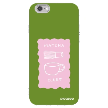 Picasee husă transparentă din silicon pentru Apple iPhone 6/6S - Matcha club