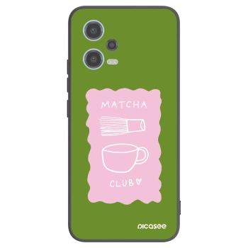 Picasee husă neagră din silicon pentru Xiaomi Redmi Note 12 5G - Matcha club
