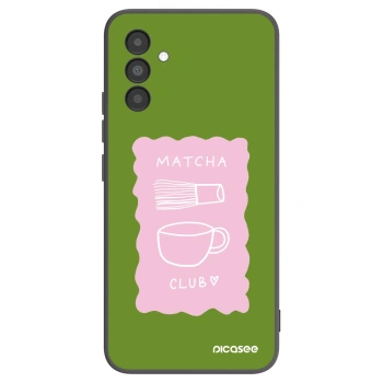 Picasee husă neagră din silicon pentru Samsung Galaxy A04s A047F - Matcha club